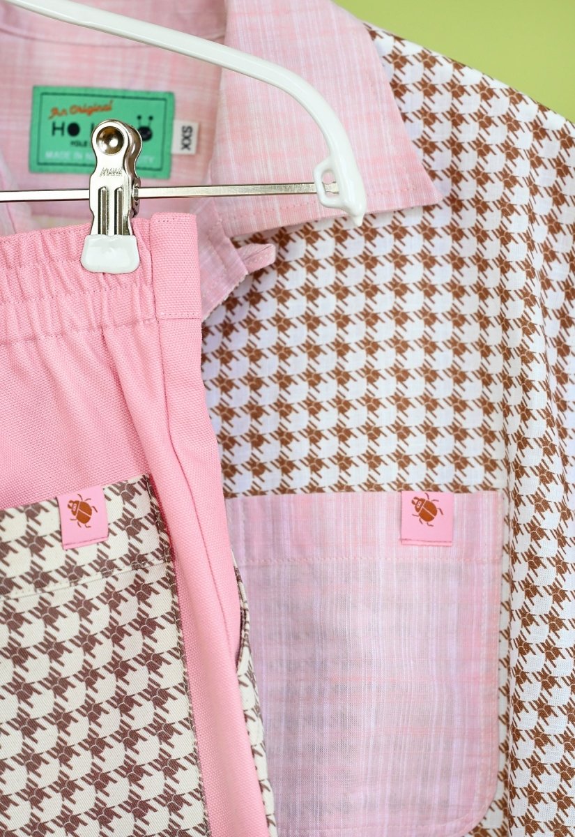 Beetle shirt dusty pink HO HOS HOLE IN THE WALL