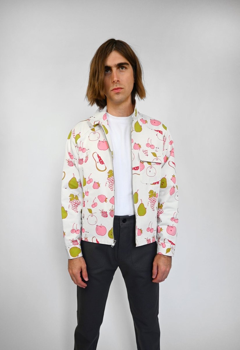 "All Over Fruit" print Jacket