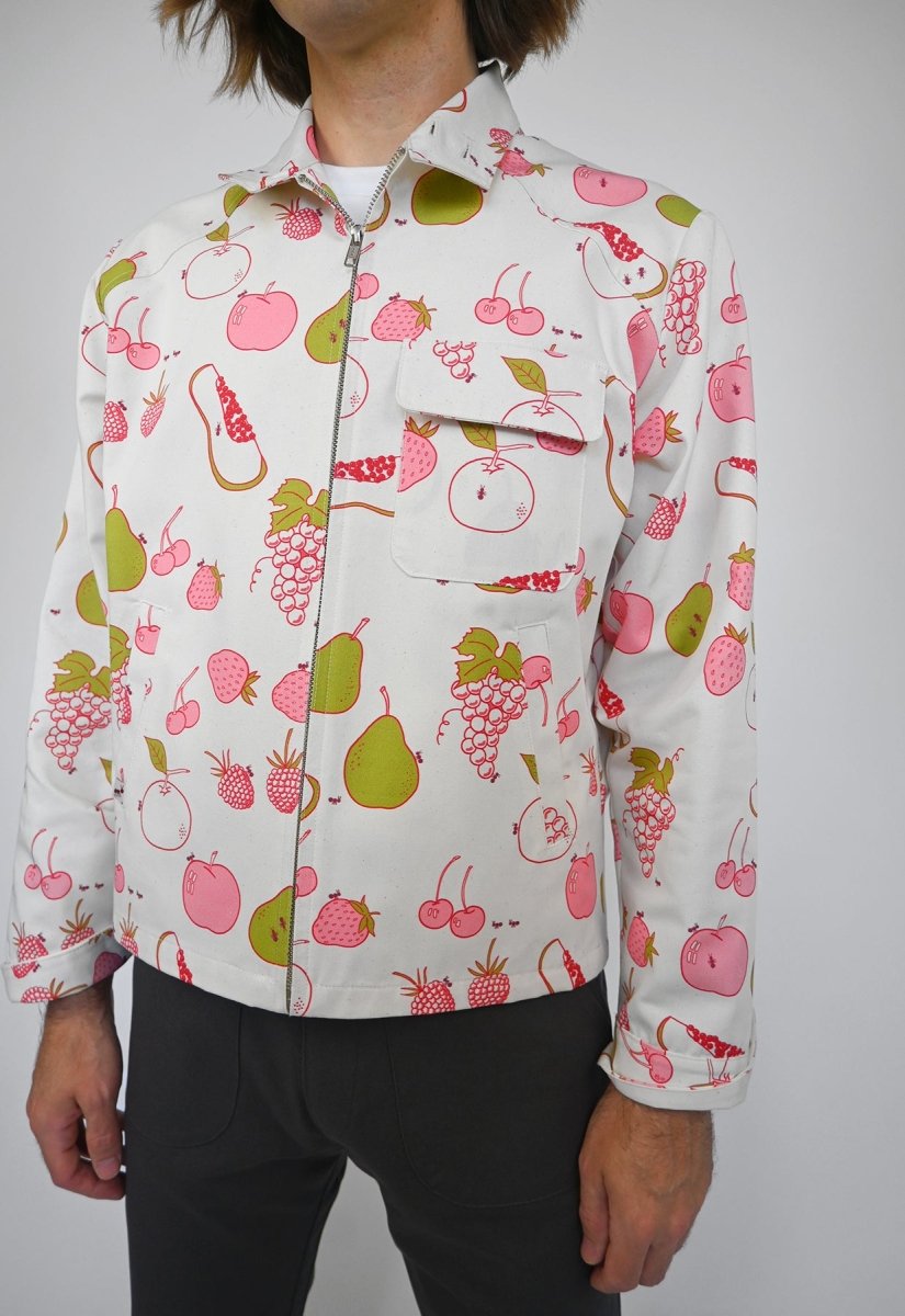 "All Over Fruit" print Jacket